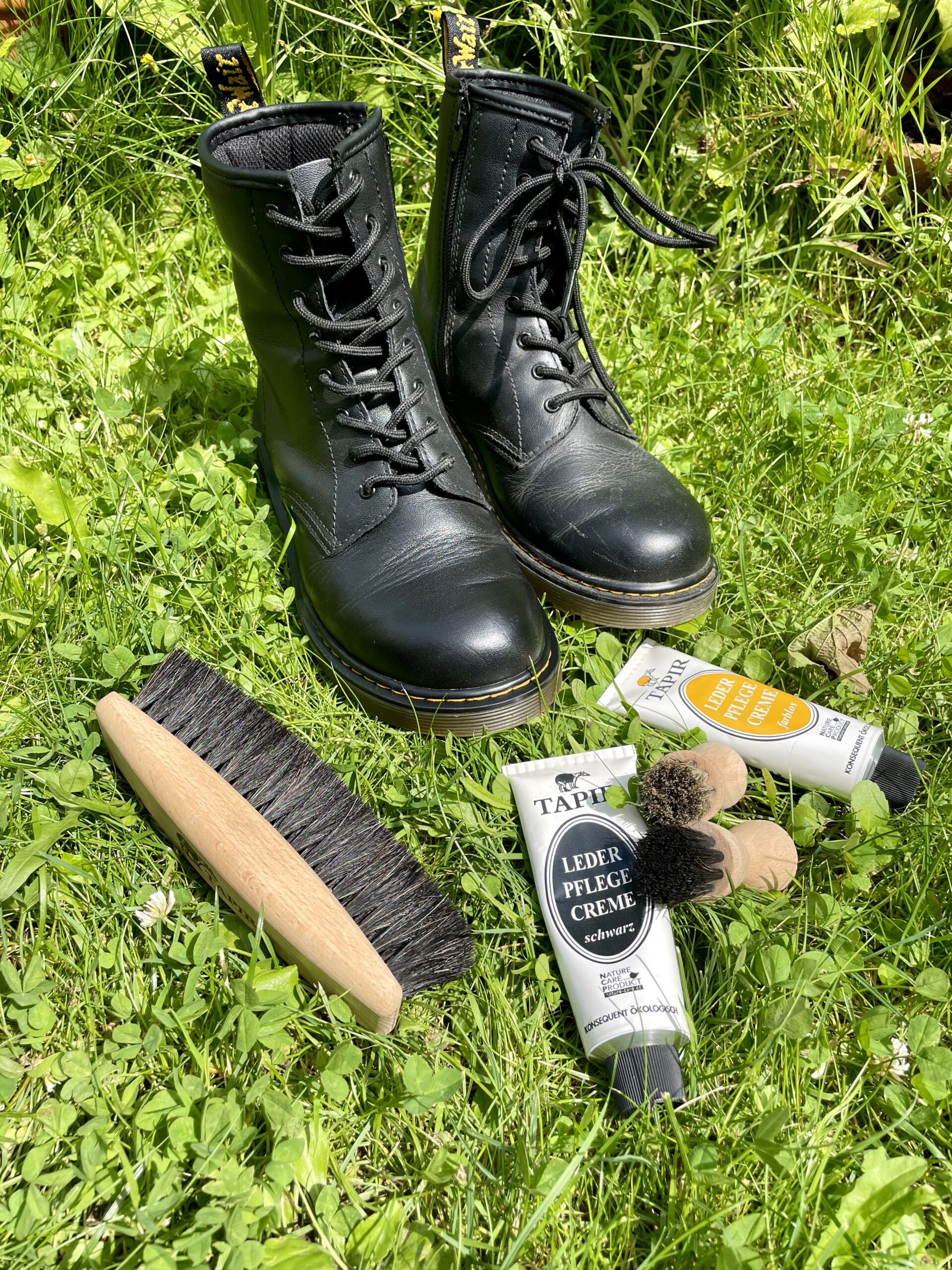 HOT Shoe Polish Dr Martens Pflege Black Polish Dr Martens Aşkın